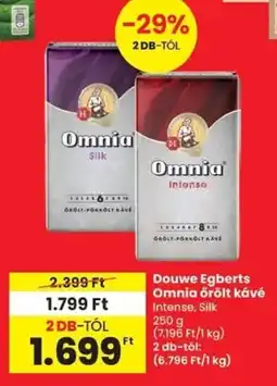 Spar Douwe Egberts Omnia őrölt kávé ajánlat