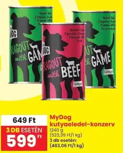 Spar MyDog kutyaeledel-konzerv ajánlat