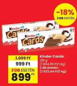 Spar Kinder Cards ajánlat