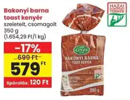 Spar Bakonyi barna toast kenyér ajánlat