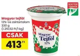 Spar Magyar tejföl ajánlat