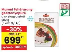 Spar Maroni Fehérarany gesztenyepüré ajánlat