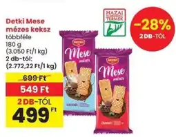 Spar Detki Mese mézes keksz ajánlat