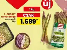 Spar S-BUDGET leves spárga ajánlat