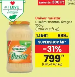 Spar UNIVER Mustár ajánlat