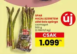 Spar SPAR HAZAI.SZERETEM zöld Solo spárga ajánlat