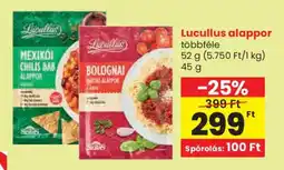 Spar Lucullus alappor ajánlat