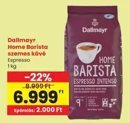 Spar Dallmayr Home Barista szemes kávé Espresso ajánlat