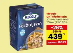 Spar MEGGLE UHT Főzőtejszín ajánlat