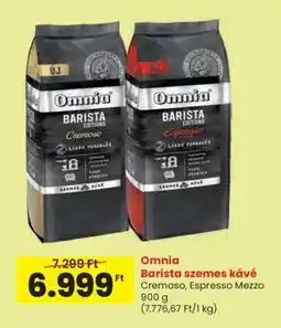 Spar Omnia Barista szemes kávé ajánlat