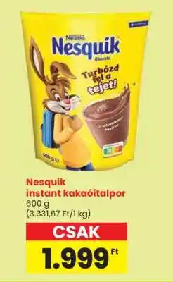 Spar Nesquik Instant Kakaóitalpor ajánlat