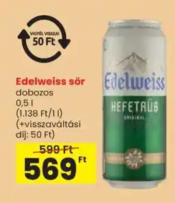 Spar Edelweiss sör ajánlat