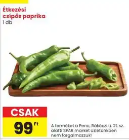 Spar Market Étkézési csípős paprika ajánlat