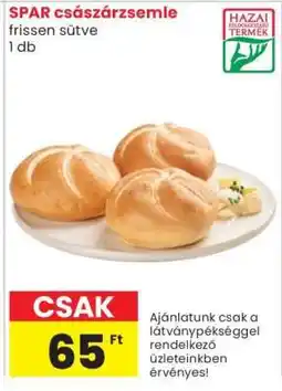 Spar Market SPAR császárzsemle ajánlat