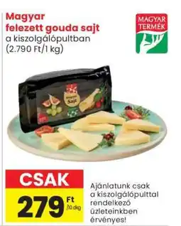 Spar Market Magyar felezett gouda sajt ajánlat