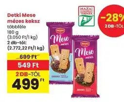 Spar Detki Mese mézes keksz ajánlat