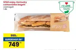 Spar SPAR enjoy. Kentucky csirkemelles bagett ajánlat