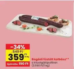 Spar Bogádi Füstölt Kolbász ajánlat