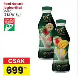 Spar REAL NATURE Joghurtital ajánlat