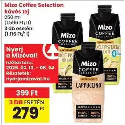 Spar Mizo Coffee Selection kávés tej ajánlat