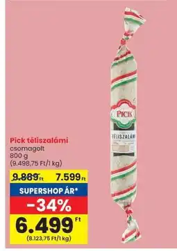 Spar PICK Téliszalámi ajánlat