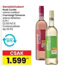 Spar Gere&Schubert Rosé Cuvée ajánlat