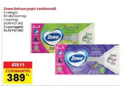 Spar Zewa Deluxe papír zsebkendő ajánlat