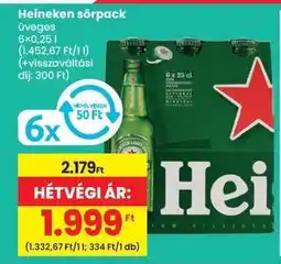 Spar Heineken sörpack ajánlat