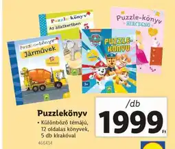 Lidl Puzzlekönyv ajánlat