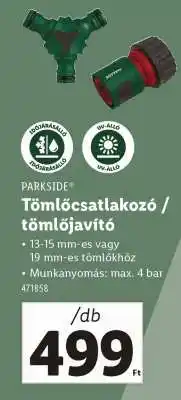 Lidl PARKSIDE Tömlőcsatlakozó / tömlőjavító ajánlat