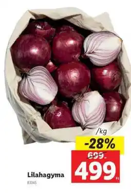 Lidl Lilahagyma ajánlat
