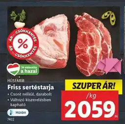 Lidl Friss sertéstarja ajánlat