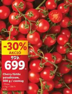 Lidl Cherry fürtös paradicsom ajánlat