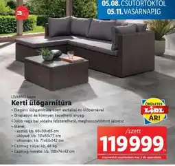 Lidl Kerti ülőgarnitúra ajánlat