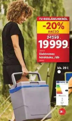 Lidl CRIVIT Elektromos hűtőtáska ajánlat