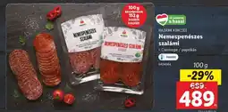 Lidl Nemespenészes Szalámi ajánlat