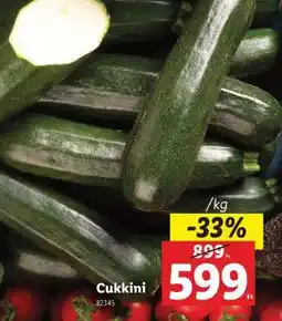 Lidl Cukkini ajánlat