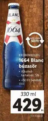 Lidl Kronenbourg 1664 Blanc Búzasör ajánlat