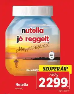 Lidl Nutella ajánlat