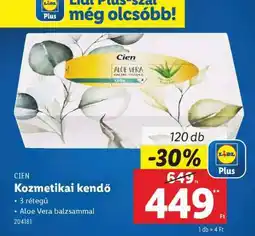 Lidl CIEN Kozmetikai kendő ajánlat