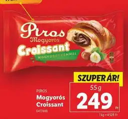Lidl Piros Mogyorós Croissant ajánlat