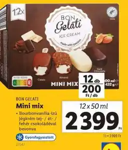 Lidl BON GELATI Mini mix ajánlat