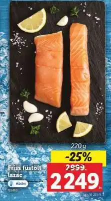 Lidl Friss füstölt lazac ajánlat