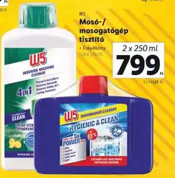 Lidl W5 Mosó-/mosogatógép tisztító ajánlat