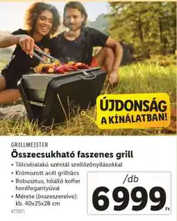 Lidl Összecsukható faszenes grill ajánlat