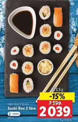 Lidl Sushi box 2 főre ajánlat