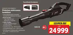 Lidl Parkside Performance Prémium elektromos lombfúvó ajánlat