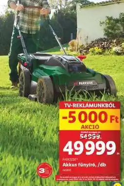 Lidl PARKSIDE Akkus fűnyíró ajánlat