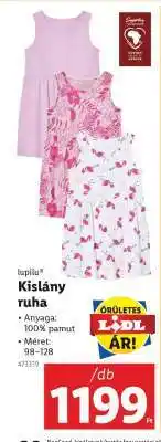 Lidl lupilu Kislány ruha ajánlat