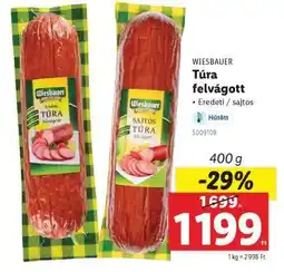 Lidl WIESBAUER Túra felvágott ajánlat